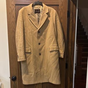 Vintage Botany 500 wool blend coat.  Camel color. Size 42